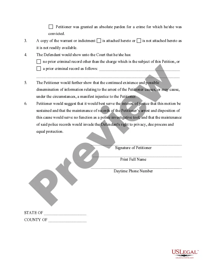Preview Kansas Expungement Package