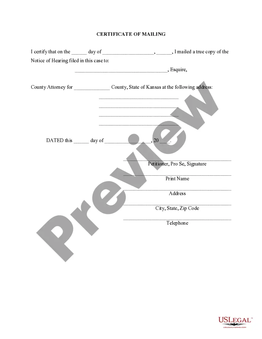 Preview Kansas Expungement Package