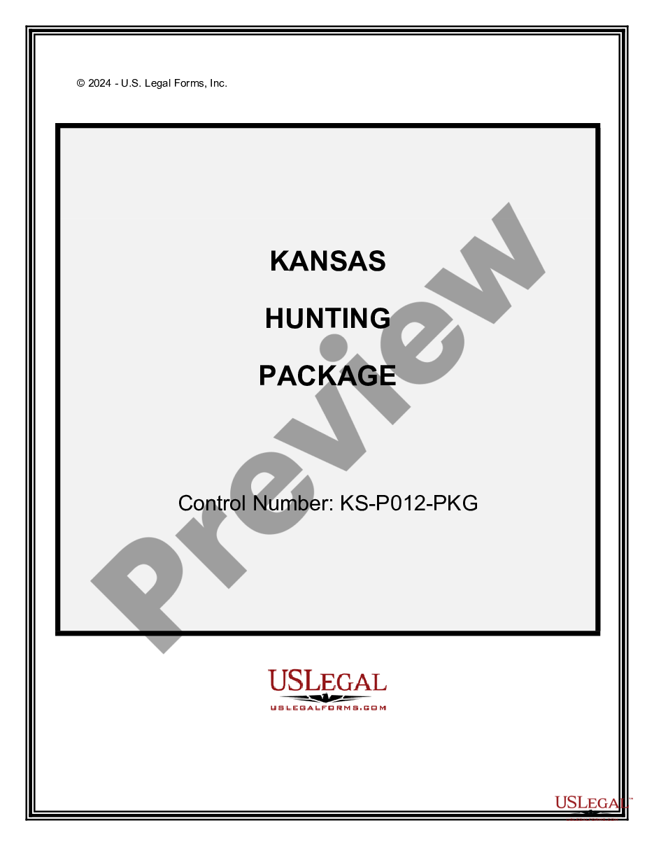 page 0 Hunting Forms Package preview