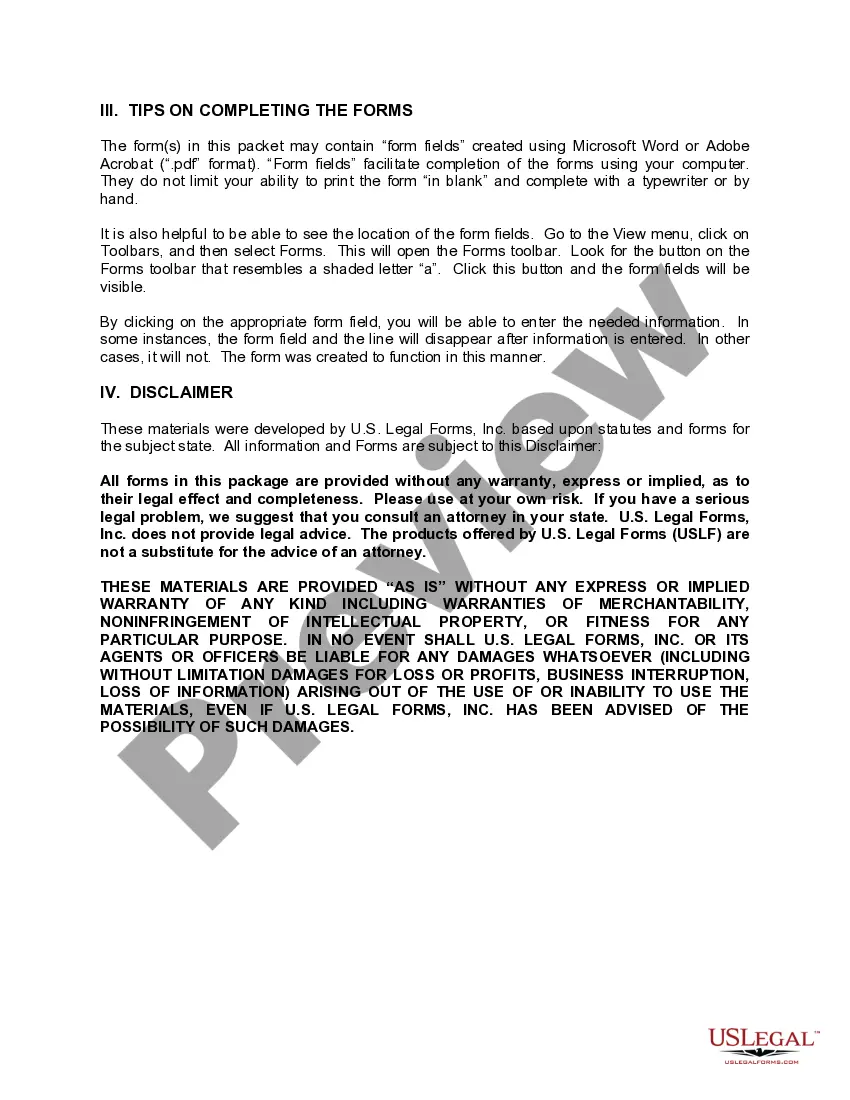 Preview Kansas Hunting Forms Package