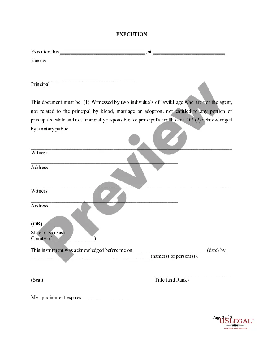 Preview Statutory Durable Power of Attorney for Health Care