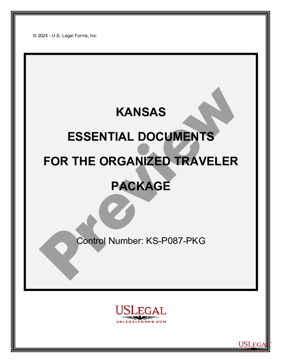 page 0 Essential Documents for the Organized Traveler Package preview