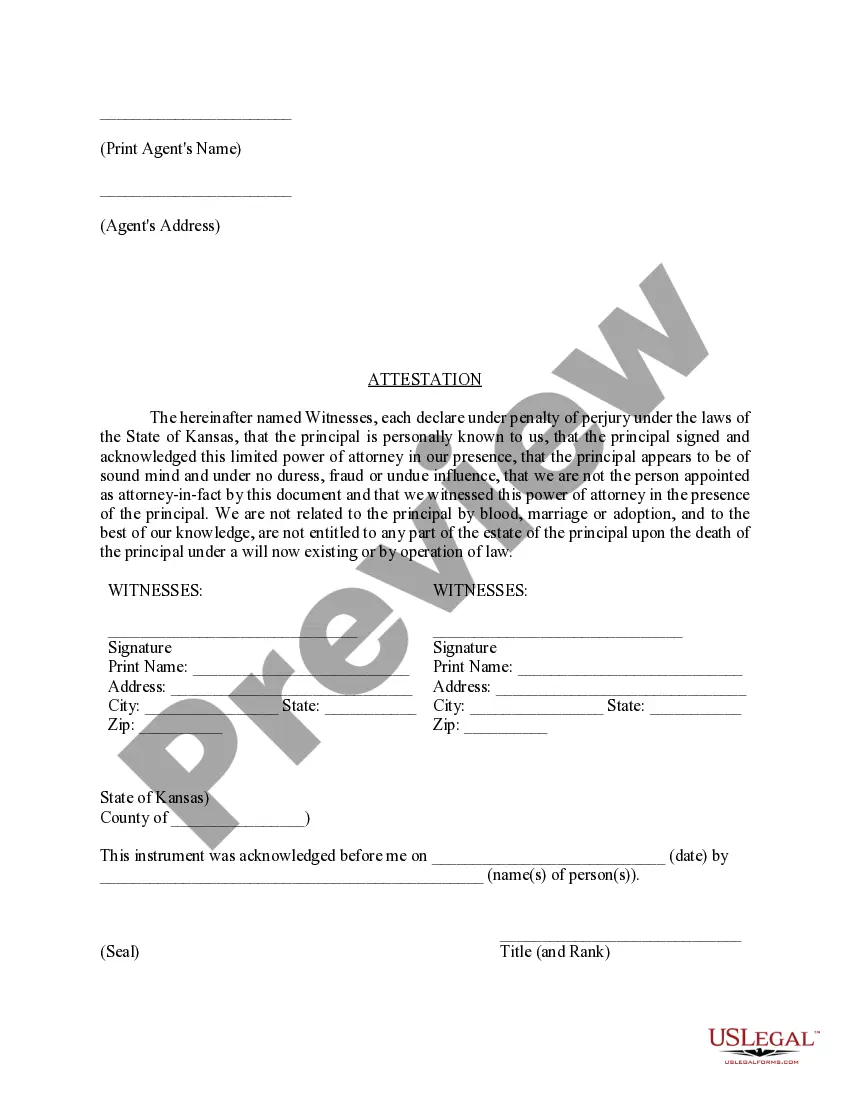 Get Limited Power of Attorney where you Specify Powers with Sample Powers Included Preview Limited Power of Attorney where you Specify Powers with Sample Powers Included
