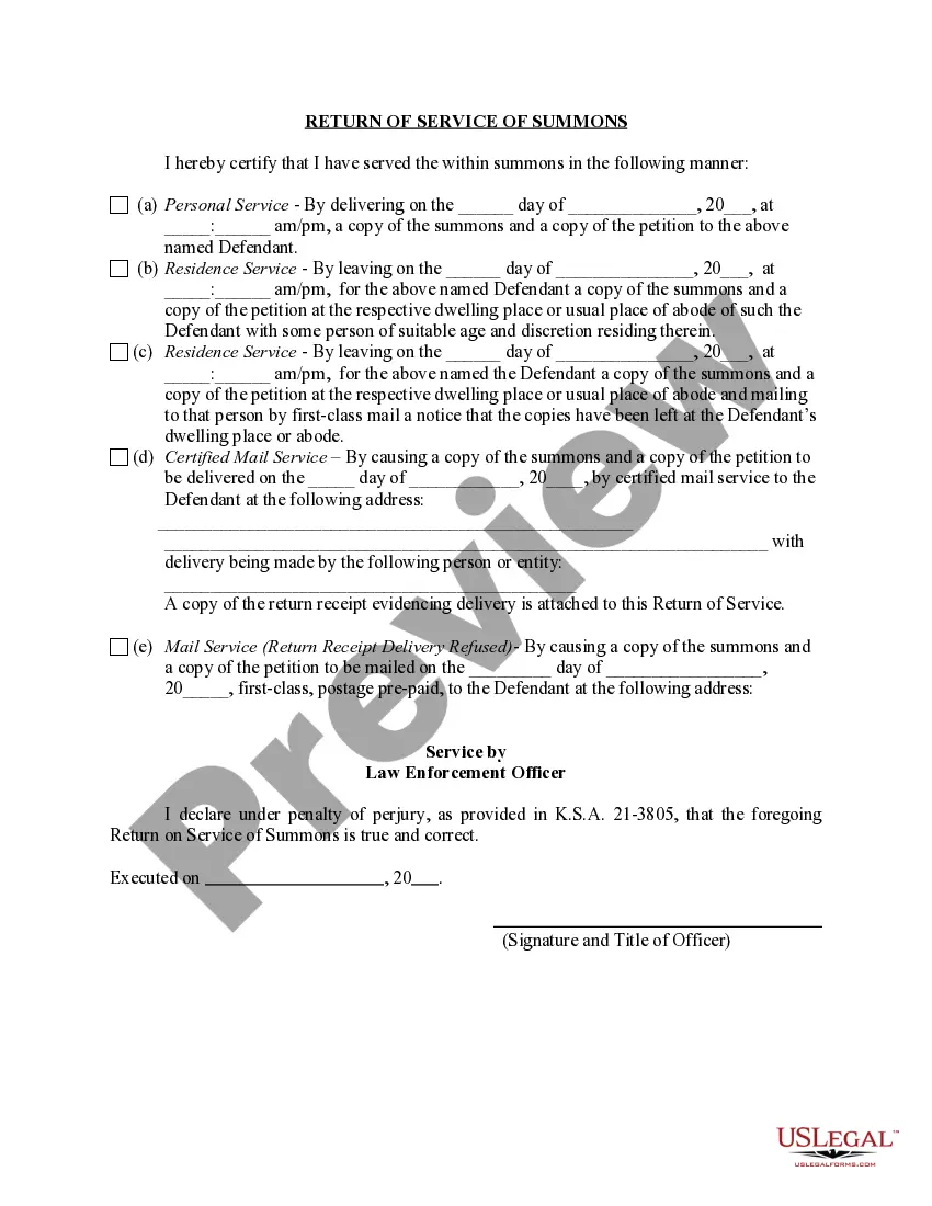 Get Summons- In State Preview Summons- In State