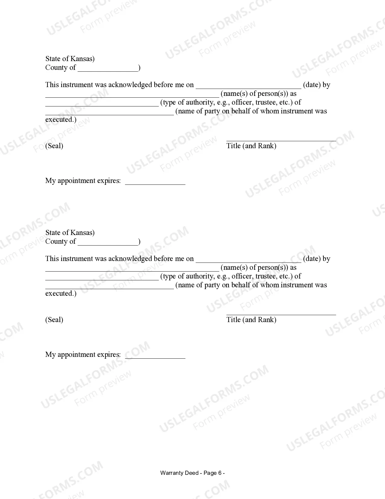 Preview Warranty Deed from Limited Partnership or LLC is the Grantor, or Grantee