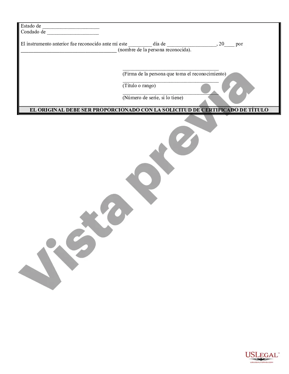 Preview Factura de Venta de Automóvil y Declaración de Odómetro