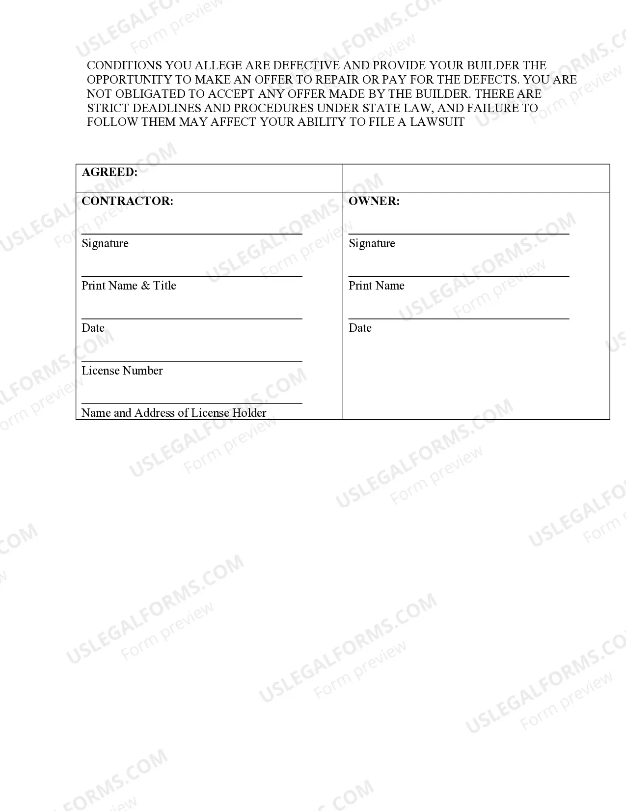 Preview Trim Carpenter Contract for Contractor