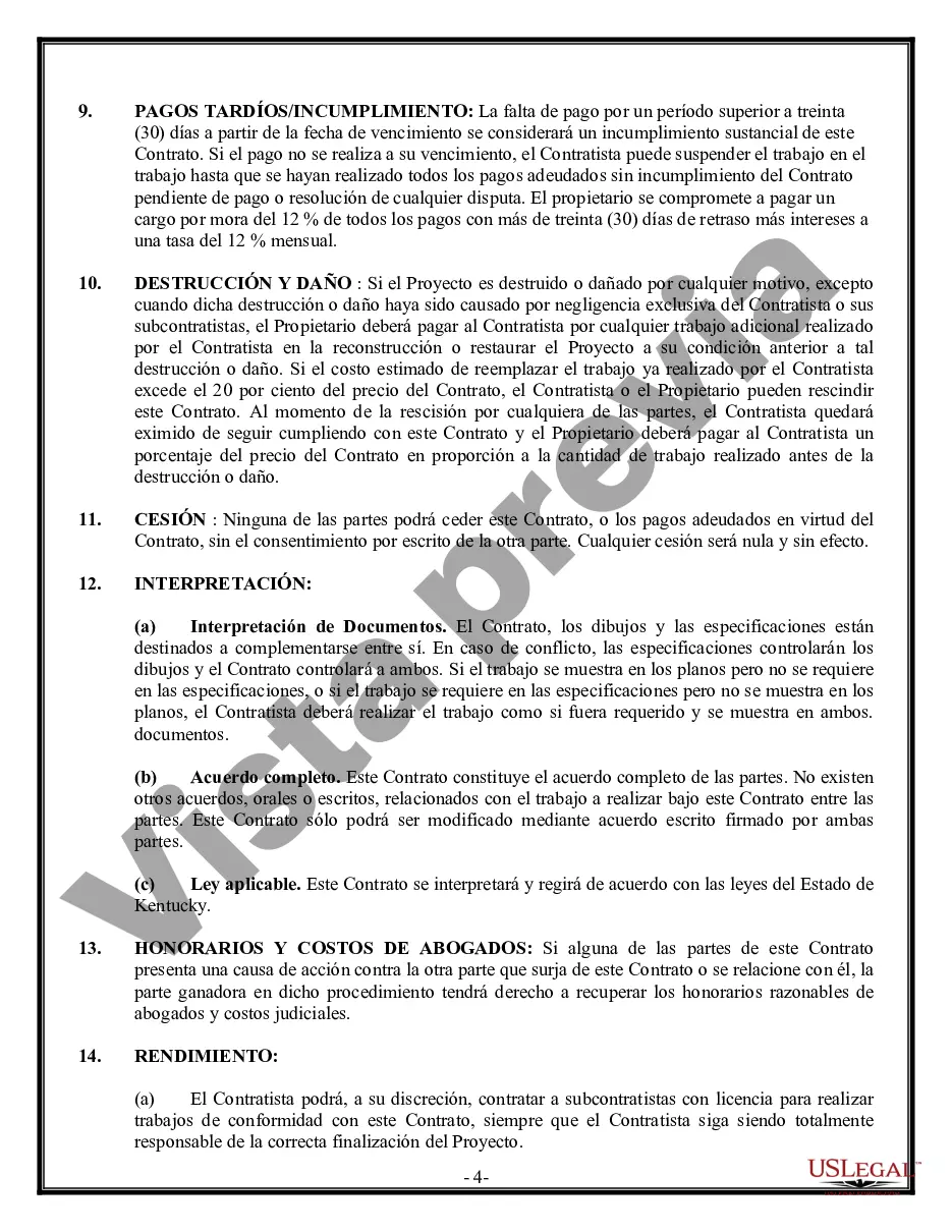 Preview Contrato HVAC para contratista