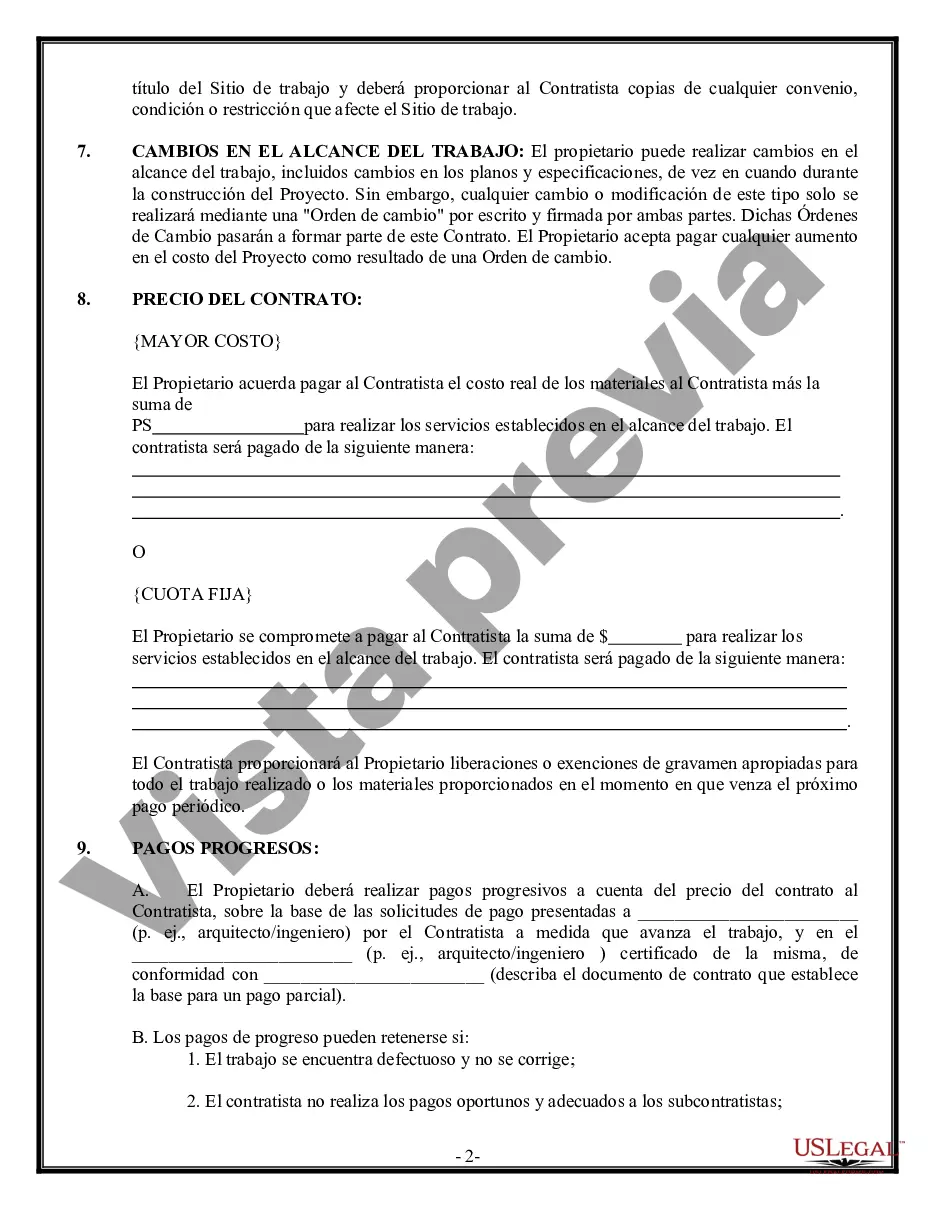 Preview Contrato Comercial para Contratista