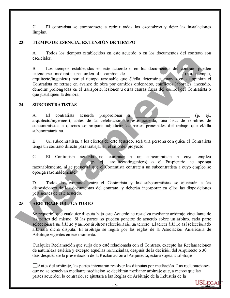 Preview Contrato Comercial para Contratista