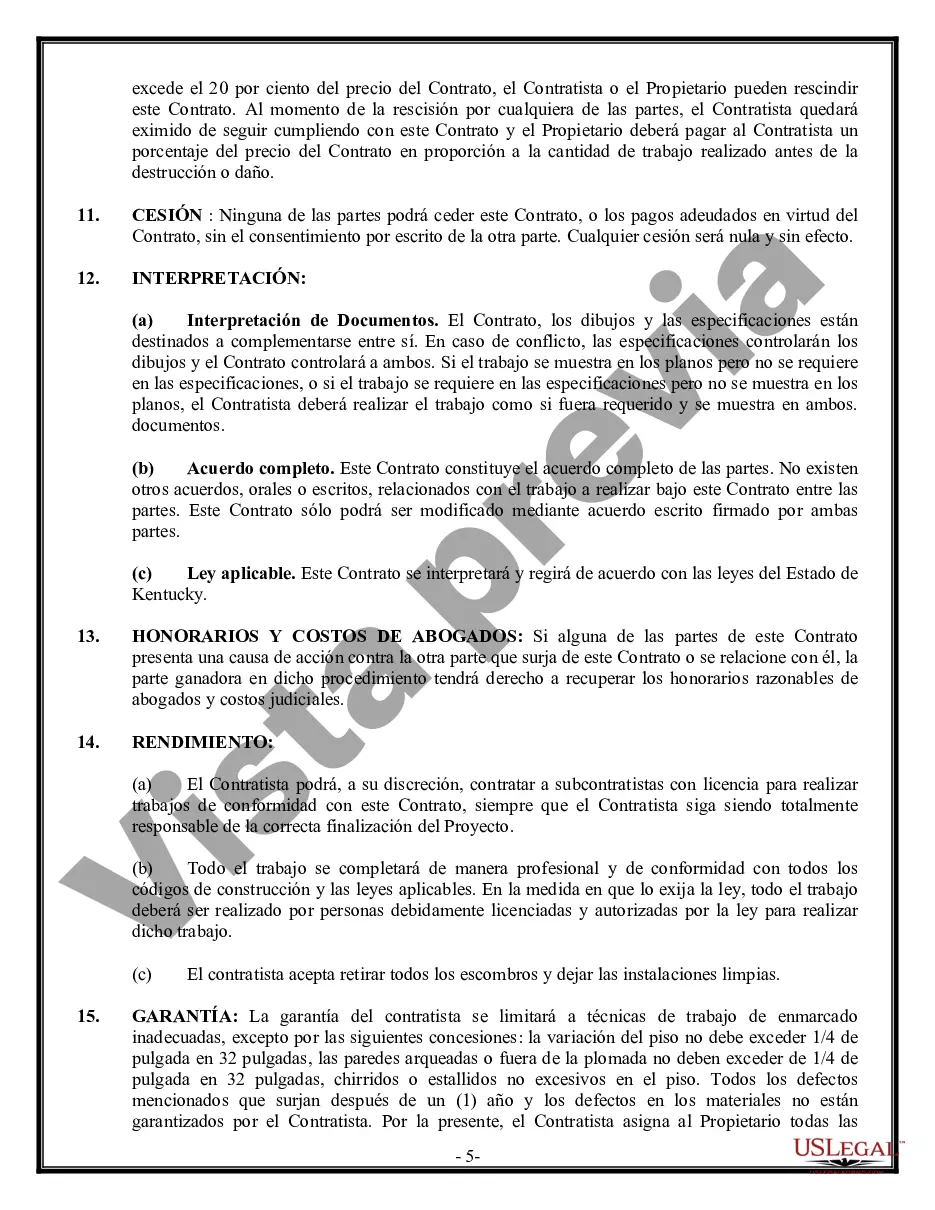 Preview Contrato marco para contratista