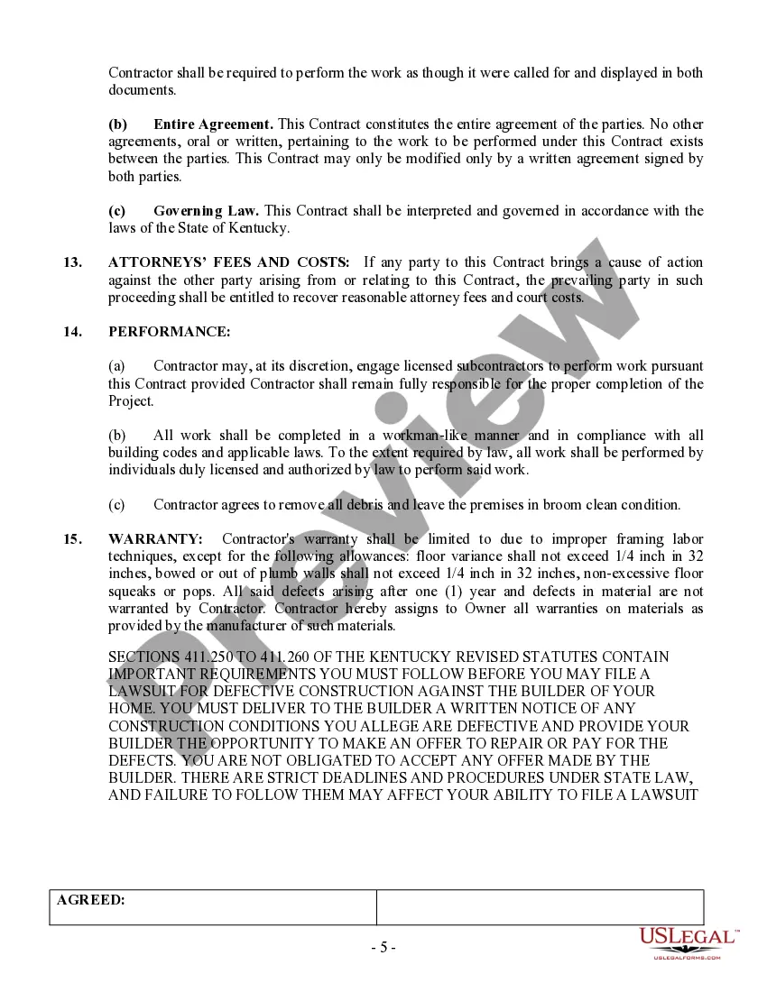 Get Framing Contract for Contractor Preview Framing Contract for Contractor