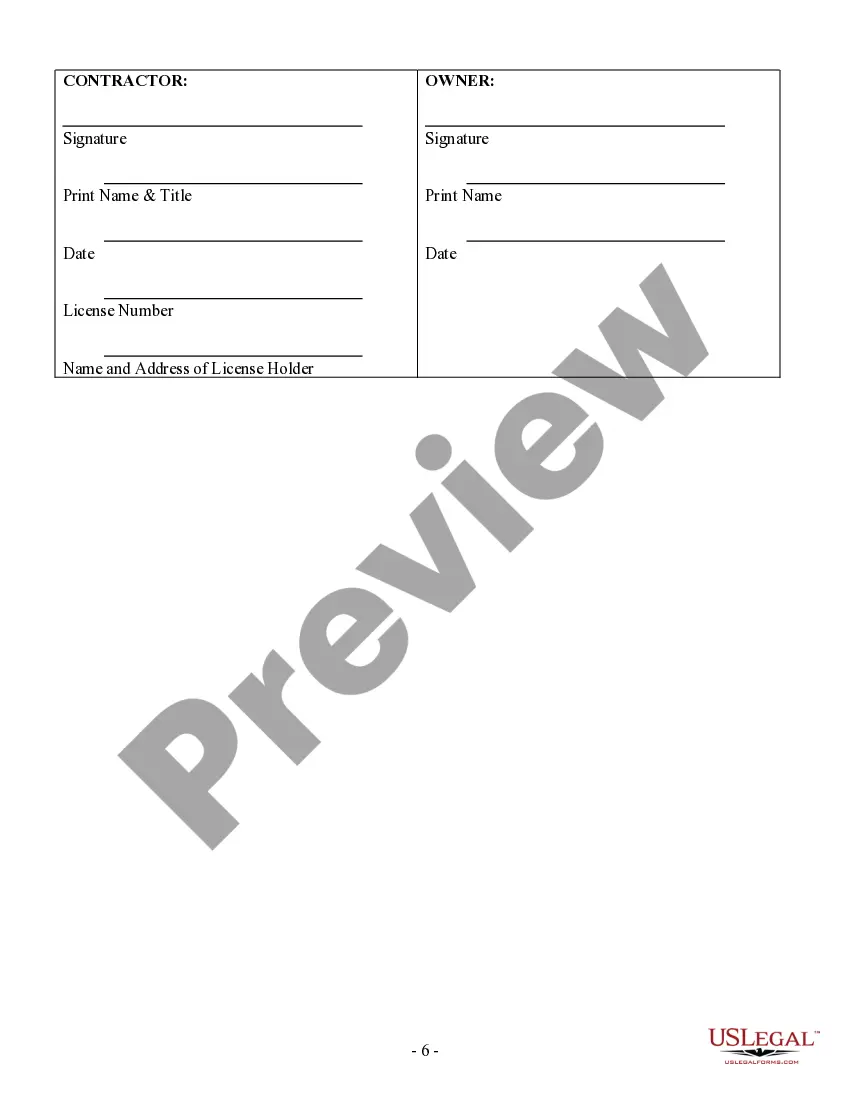 Get Framing Contract for Contractor Preview Framing Contract for Contractor