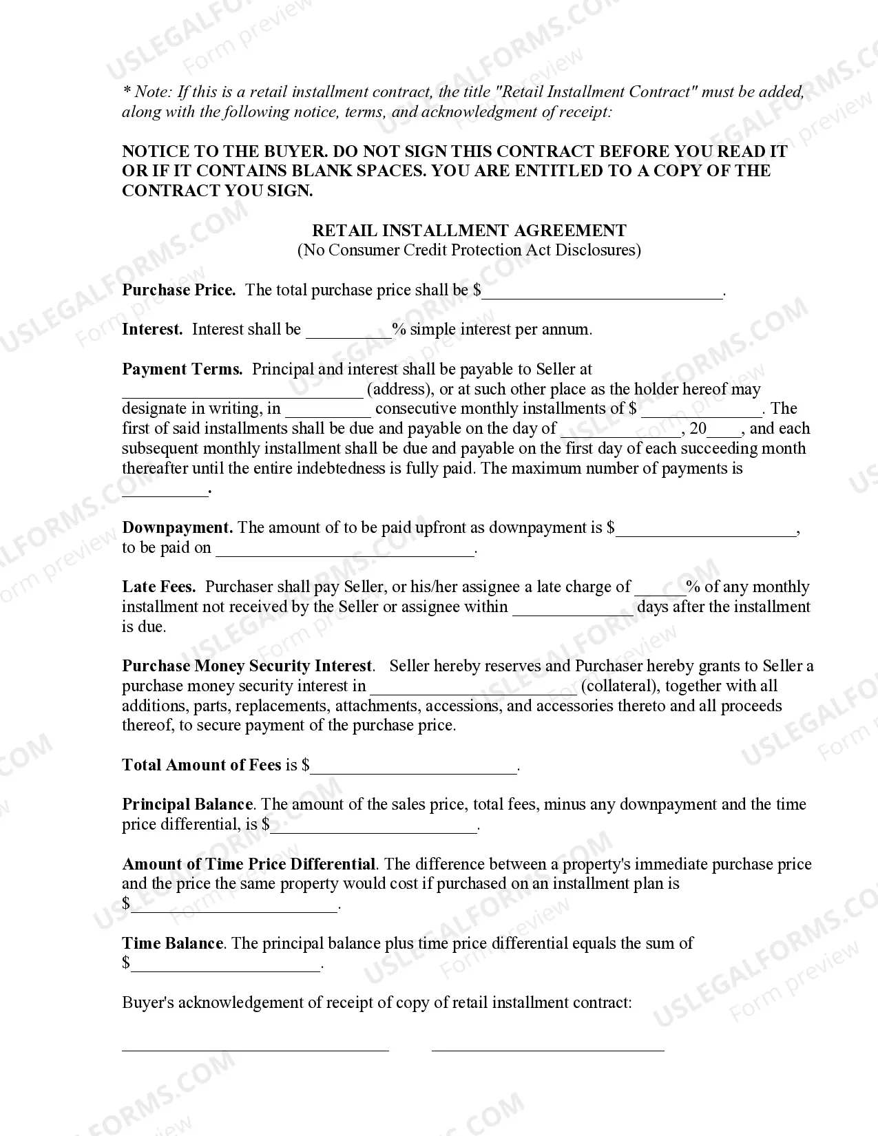 Preview Drainage Contract for Contractor