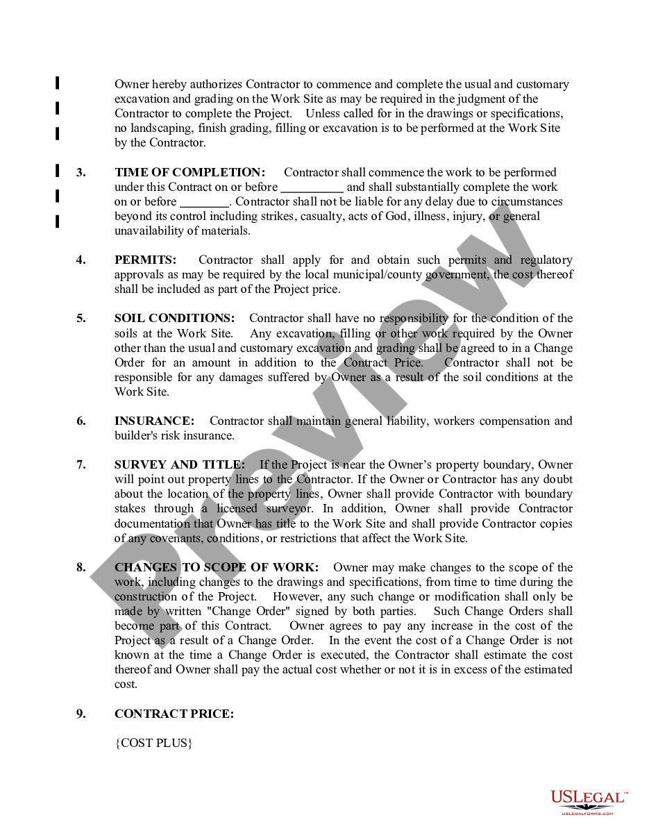 page 1 Foundation Contract for Contractor preview