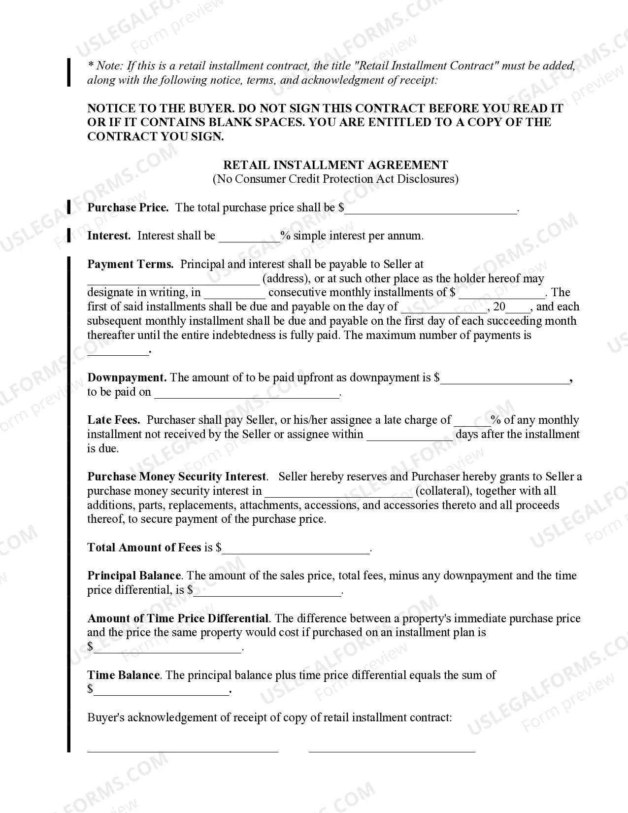 Preview Foundation Contract for Contractor