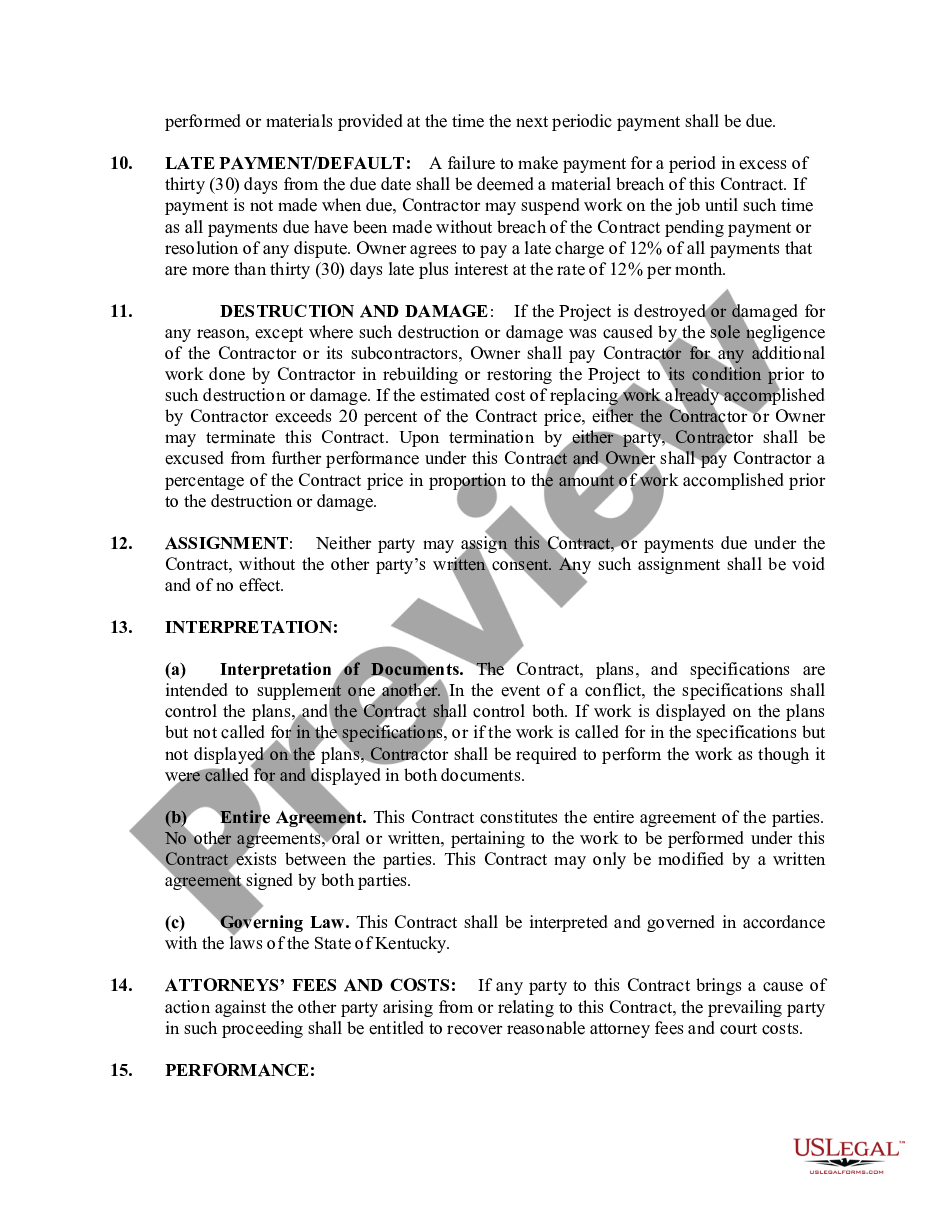 page 2 Brick Mason Contract for Contractor preview