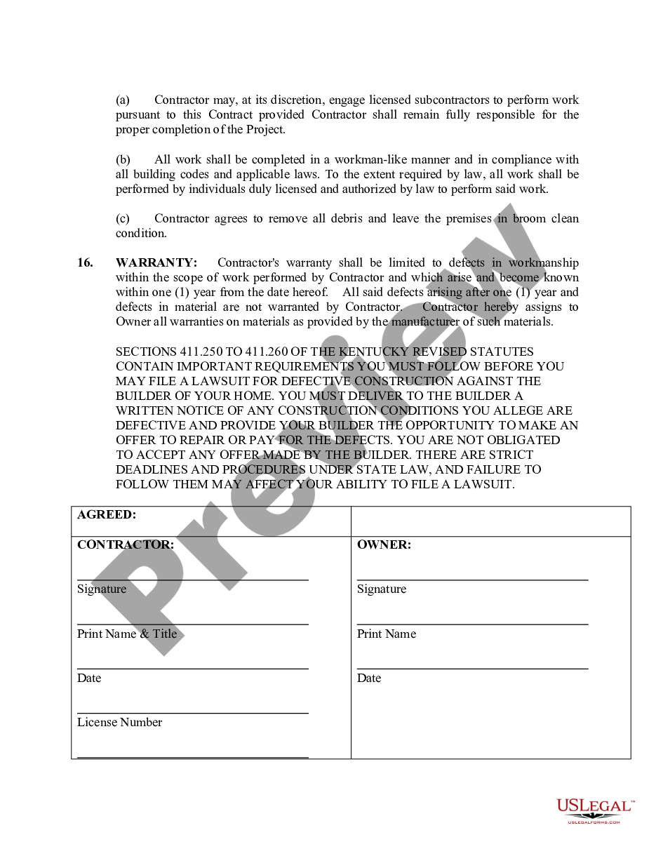 page 3 Brick Mason Contract for Contractor preview