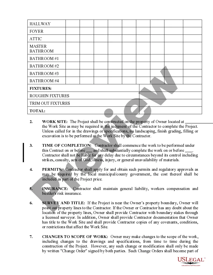 Preview Electrical Contract for Contractor