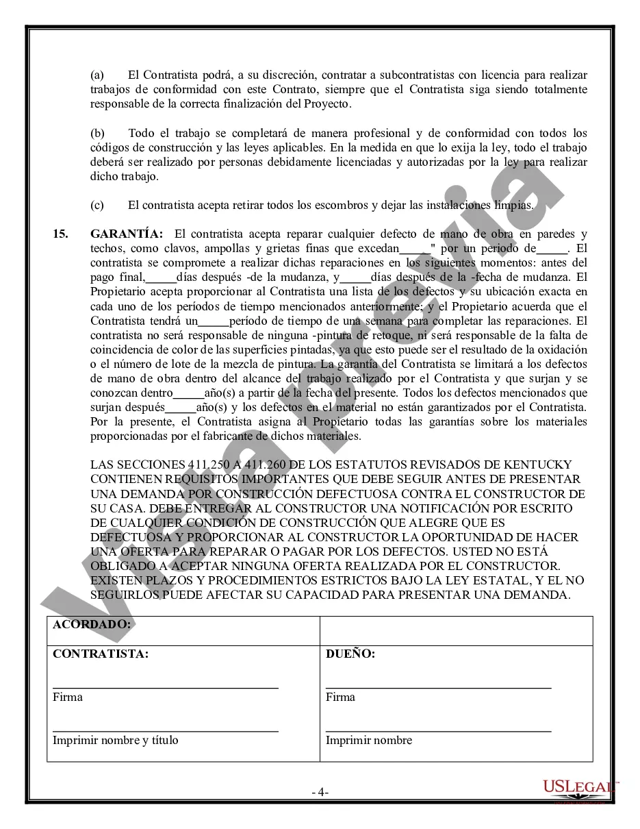 Preview Contrato de paneles de yeso de yeso para contratista