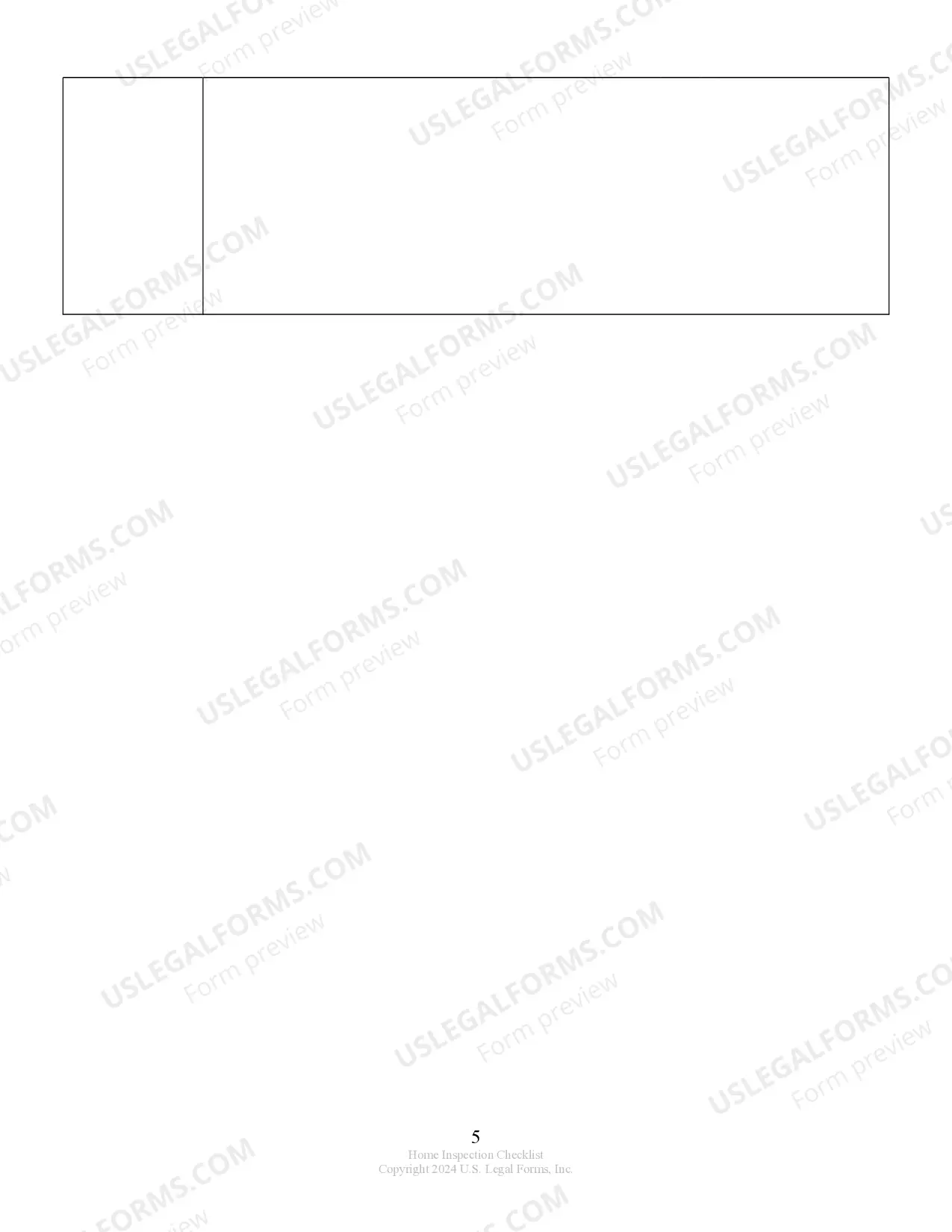 Preview Buyer's Home Inspection Checklist