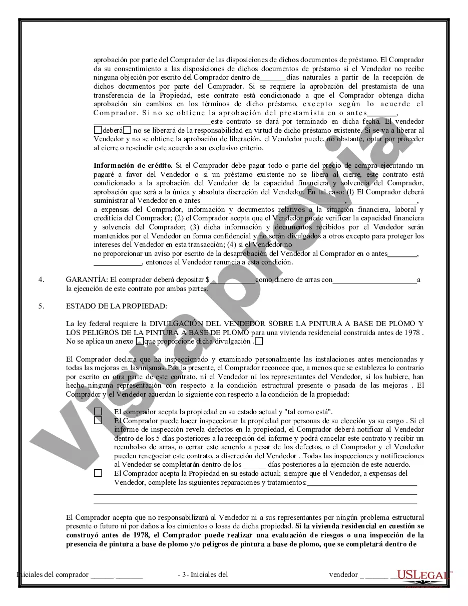 Preview Contrato de Compraventa de Bienes Inmuebles sin Corredor para Acuerdo de Venta de Casa Residencial