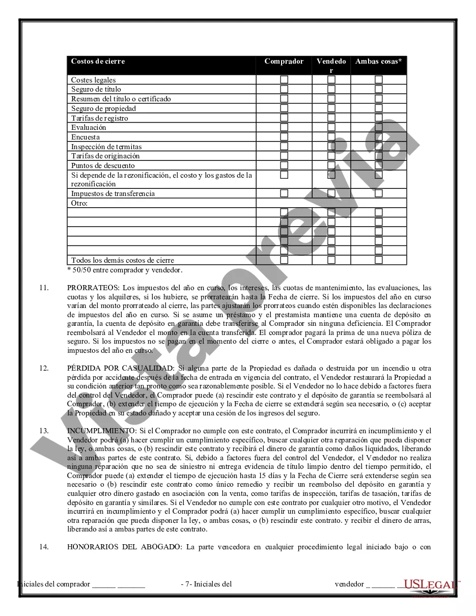Preview Contrato de Compraventa de Bienes Inmuebles sin Corredor para Acuerdo de Venta de Casa Residencial