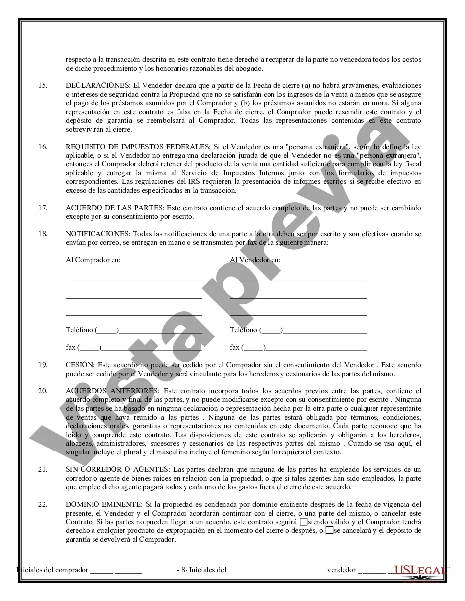 Preview Contrato de Compraventa de Bienes Inmuebles sin Corredor para Acuerdo de Venta de Casa Residencial