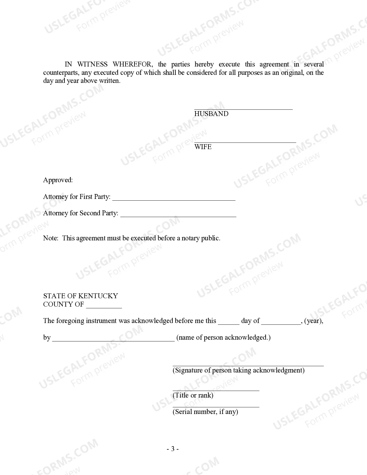 Preview Amendment to Prenuptial or Premarital Agreement