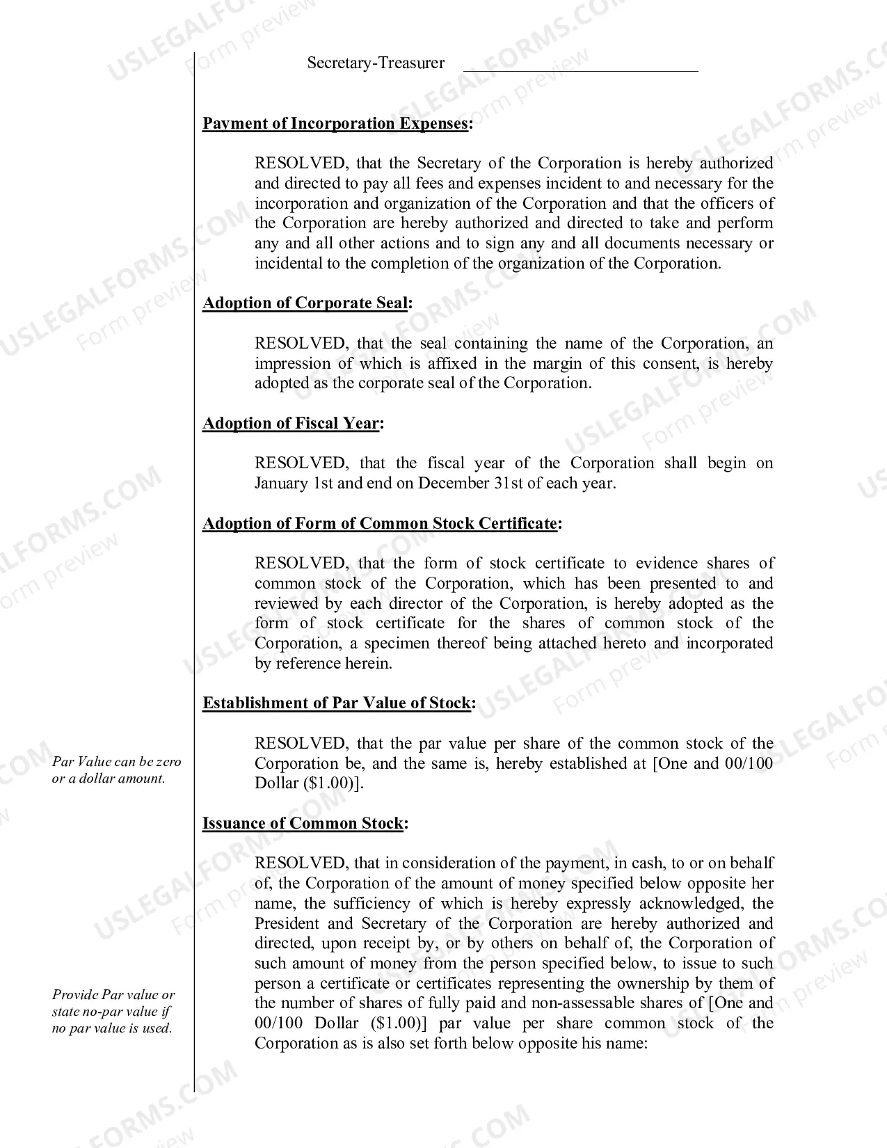 Preview Corporate Records Maintenance Package for Existing Corporations