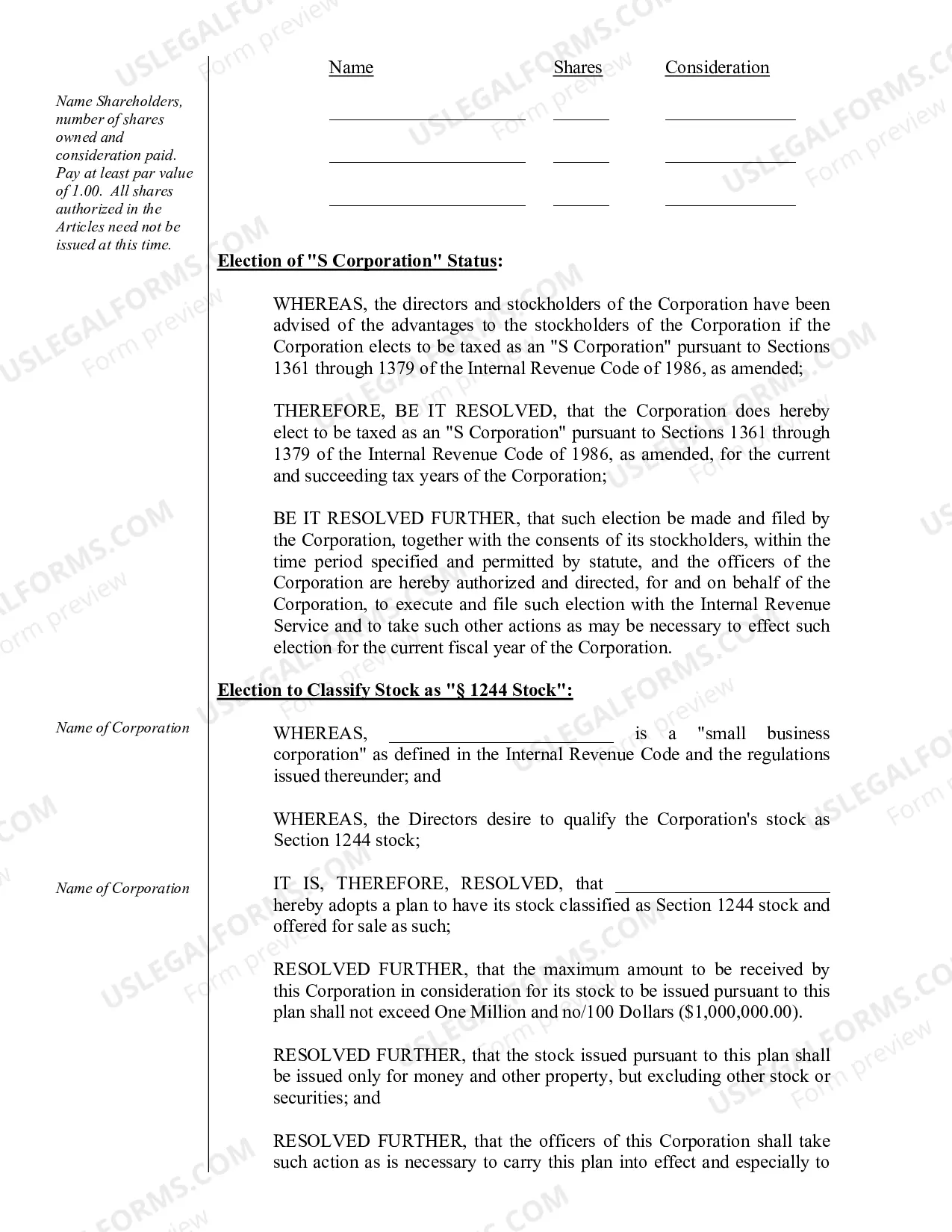 Preview Corporate Records Maintenance Package for Existing Corporations