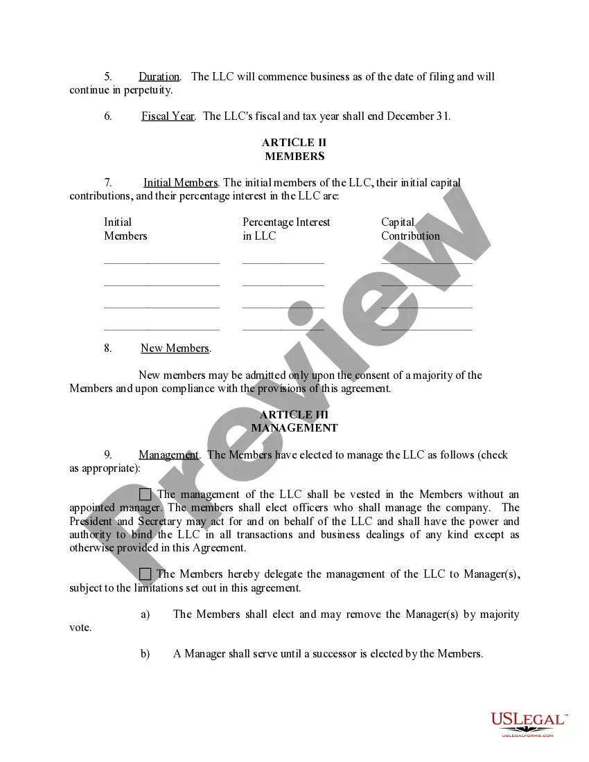 Get Limited Liability Company LLC Operating Agreement Preview Limited Liability Company LLC Operating Agreement