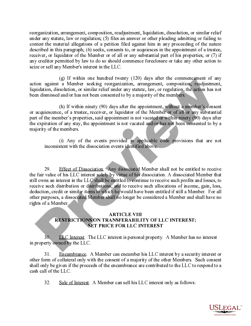 Get Limited Liability Company LLC Operating Agreement Preview Limited Liability Company LLC Operating Agreement