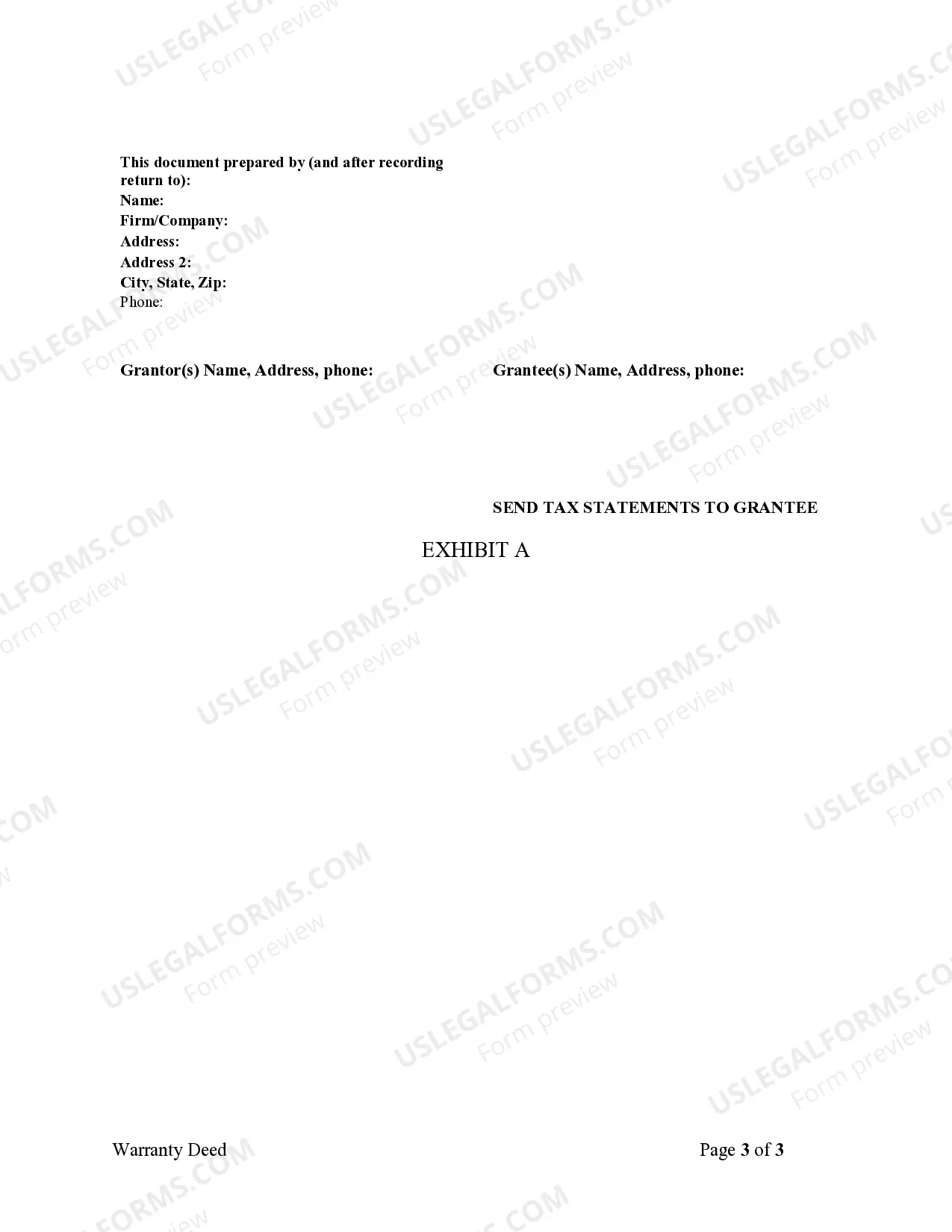 Preview Warranty Deed from Individual to Husband and Wife