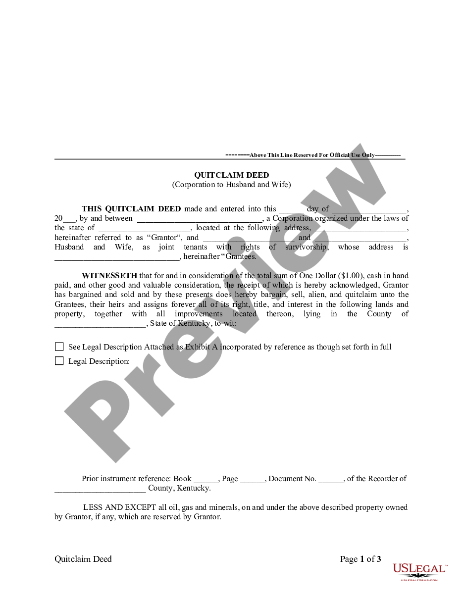 Bill Of Sale Form Kentucky Quitclaim Deed Form Templates Fillable Vrogue