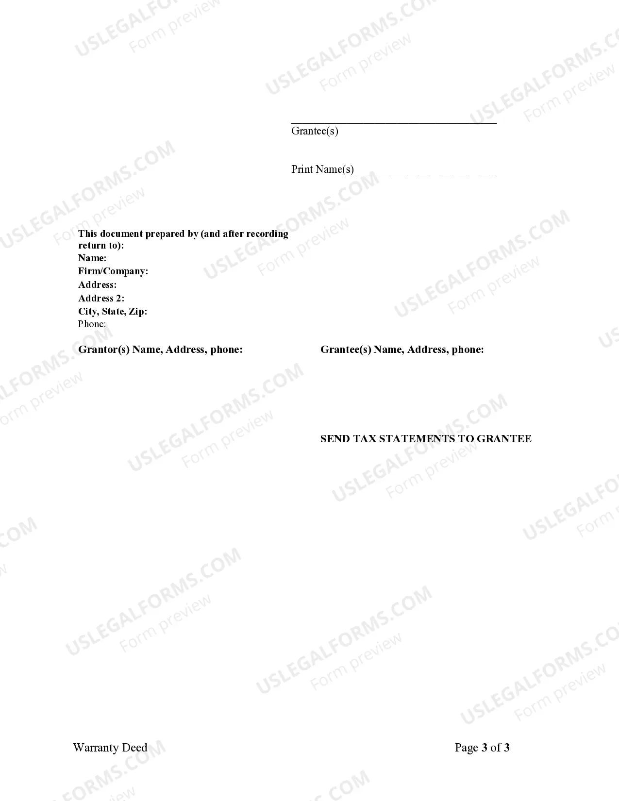 Preview Warranty Deed from Corporation to Husband and Wife