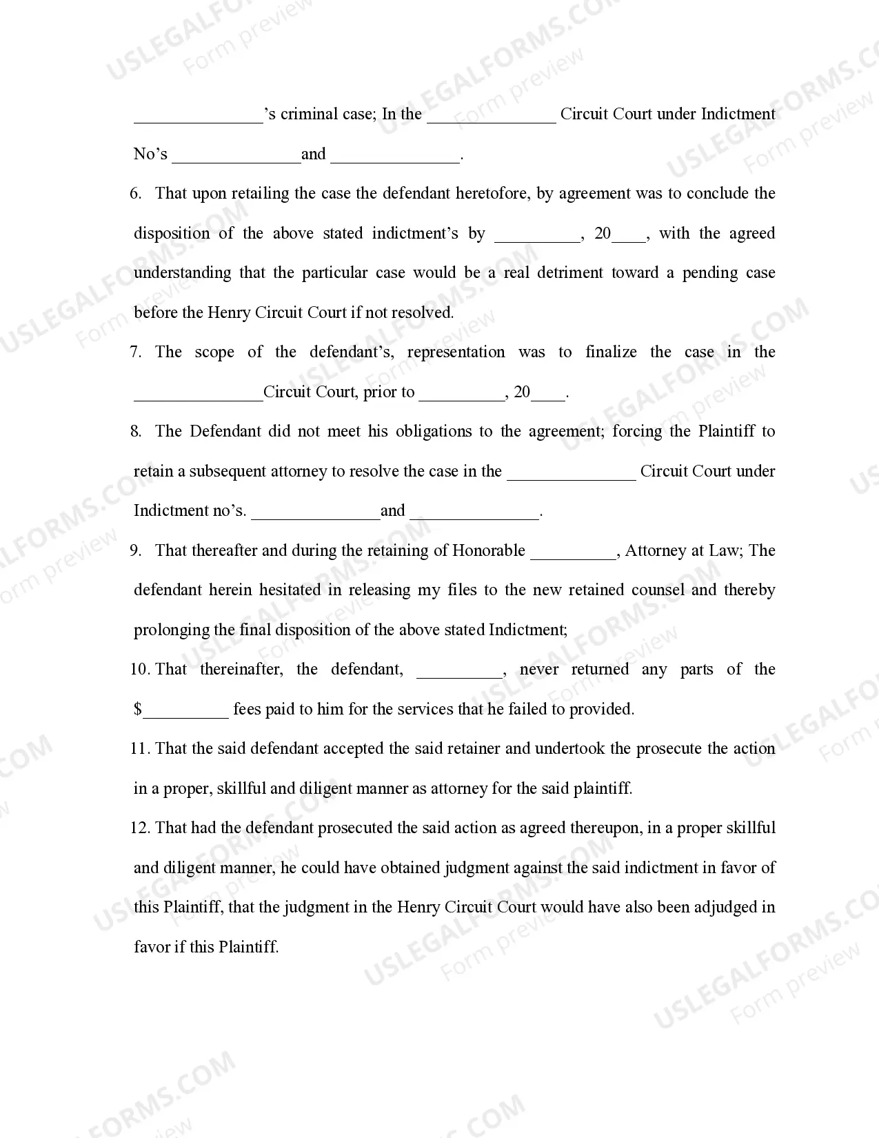 Preview Civil Tort of Negligence