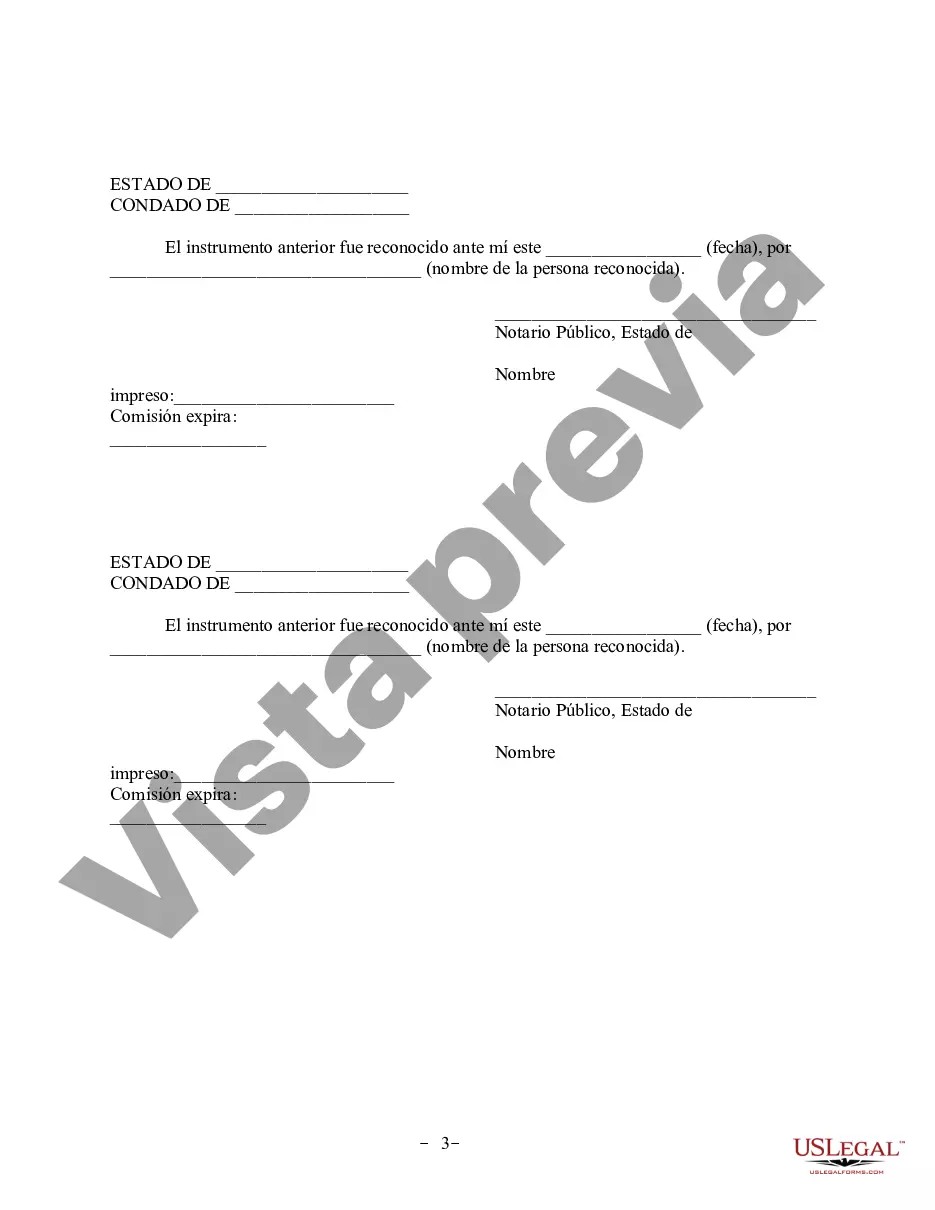 Preview Revocación del Acuerdo de Propiedad Postnupcial - Kentucky