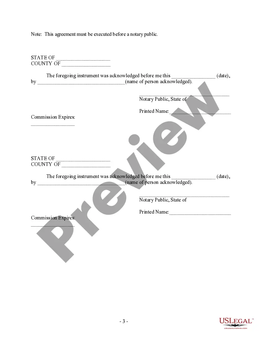 Preview Revocation of Postnuptial Property Agreement