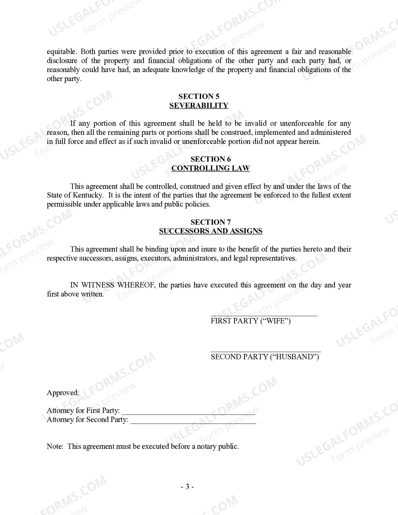 Preview Amendment to Postnuptial Property Agreement