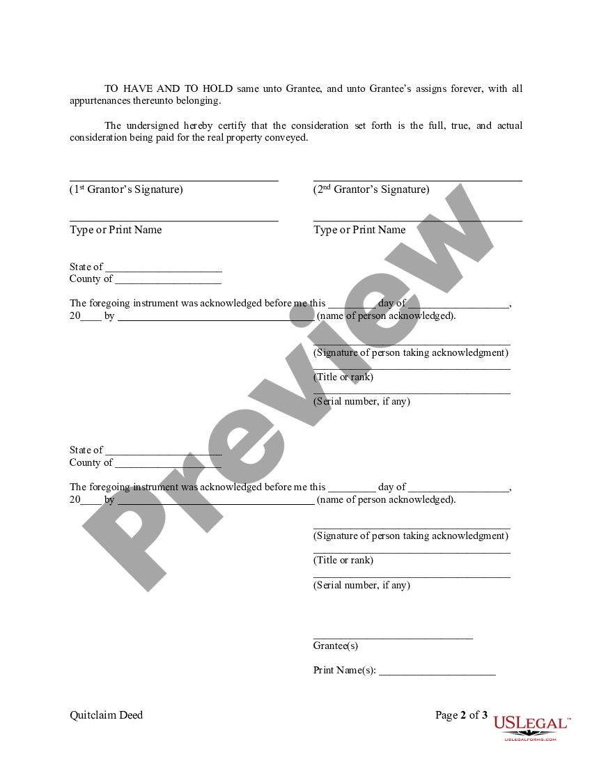 Kentucky Quitclaim Deed From Husband And Wife To An Individual Deed Husband Wife Complete Us 6230