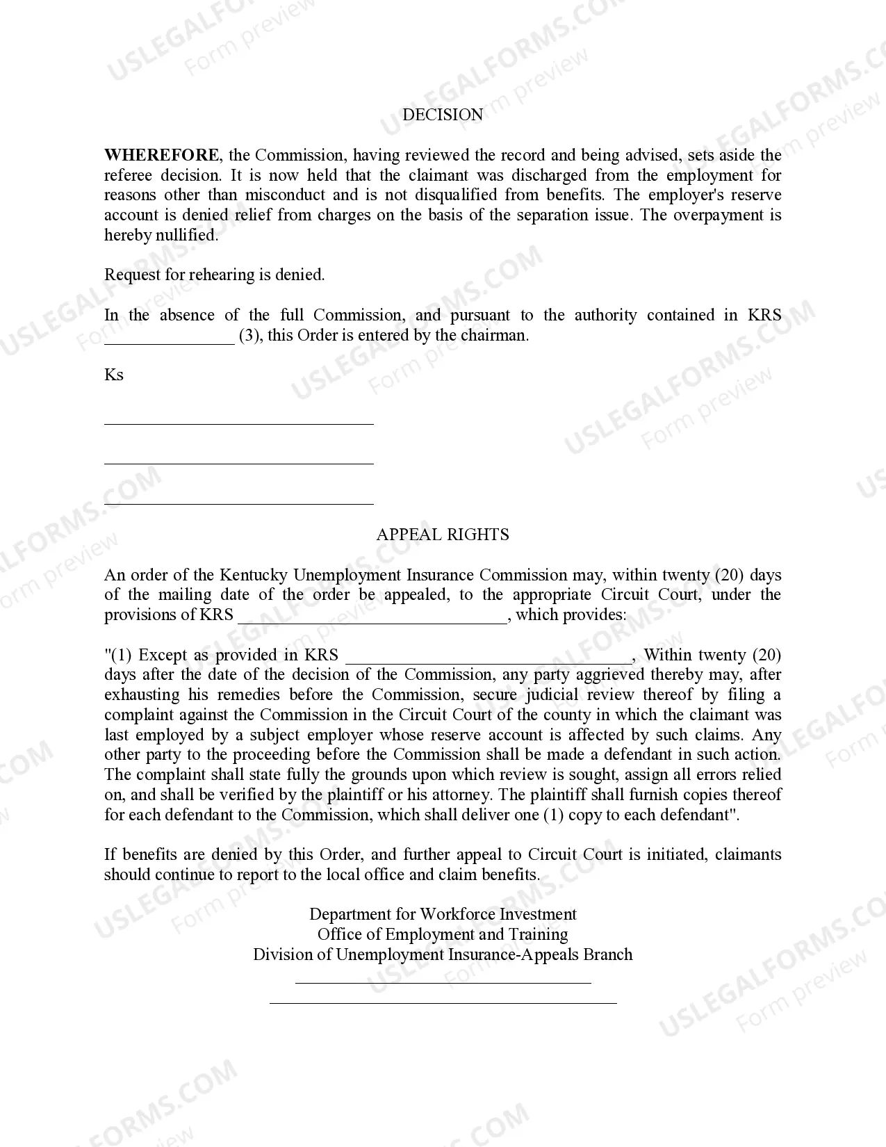 Preview Order Of Voluntary Dismissal