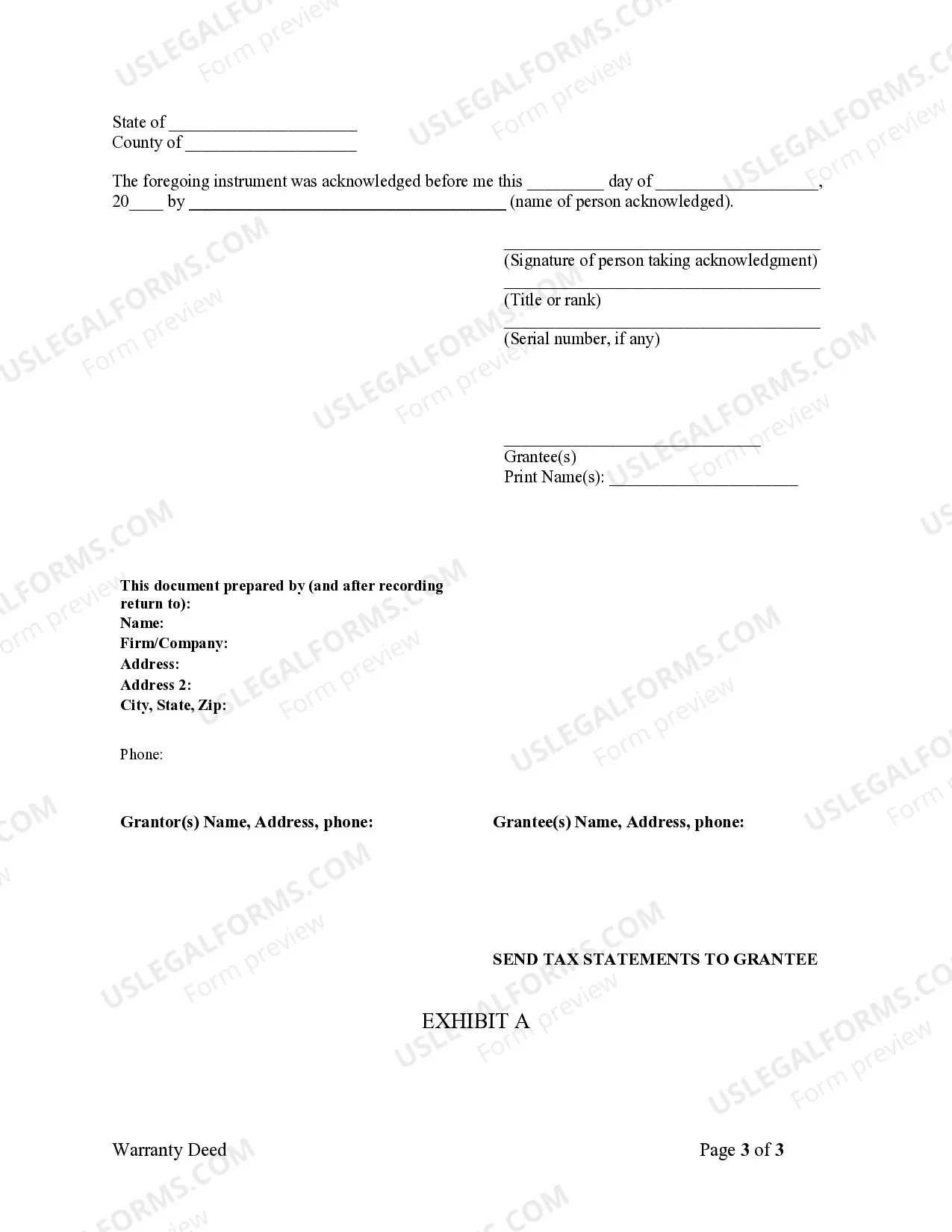 Preview Warranty Deed from two Individuals to Husband and Wife