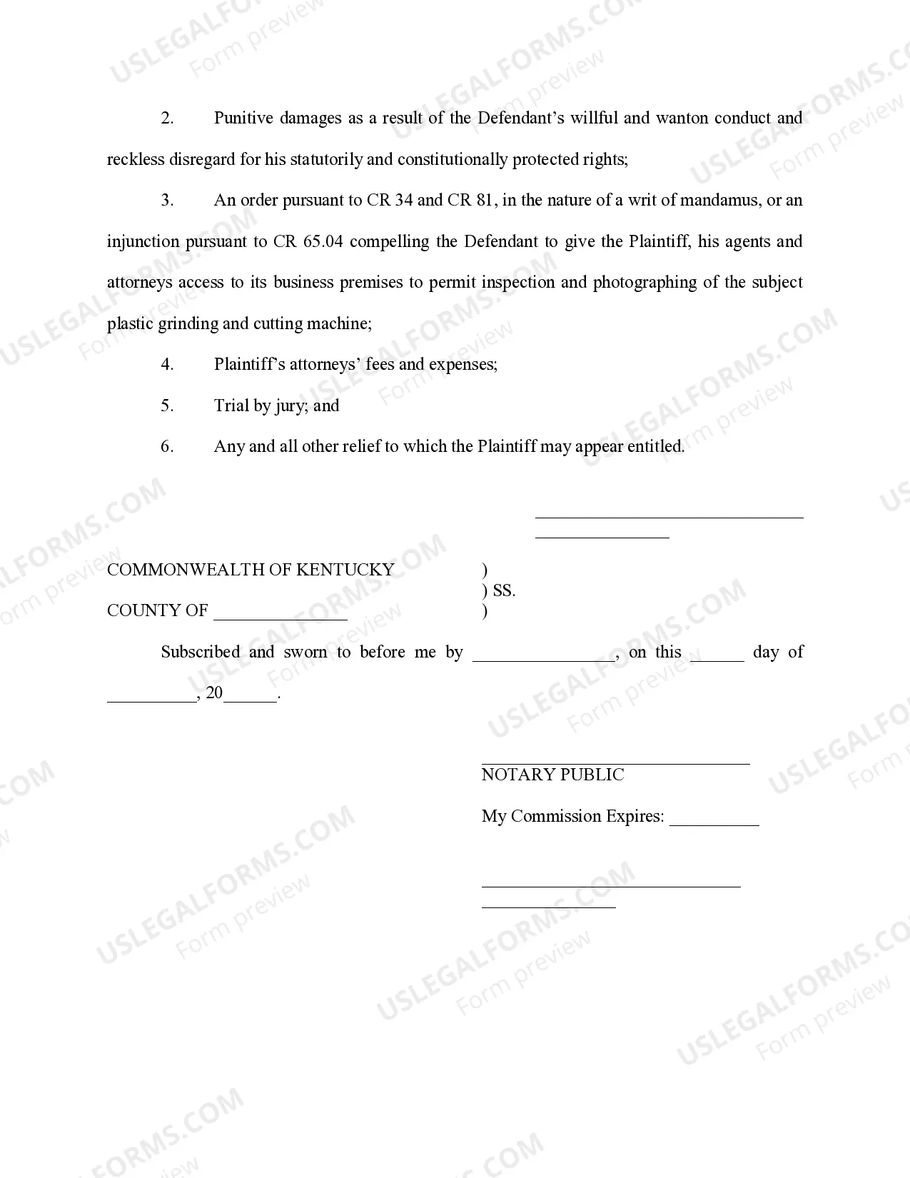 Preview Verified Complaint