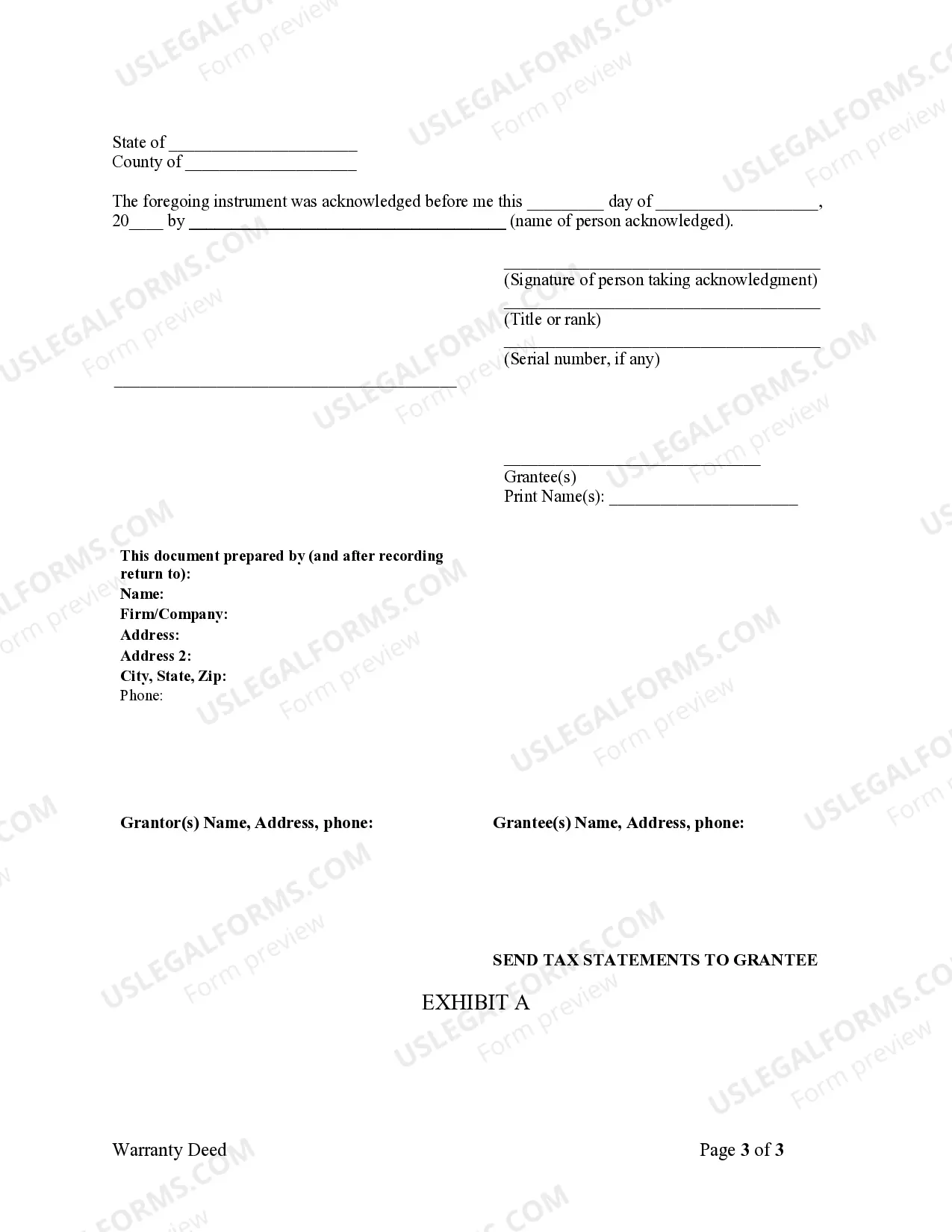 Preview Warranty Deed from two Individuals to LLC