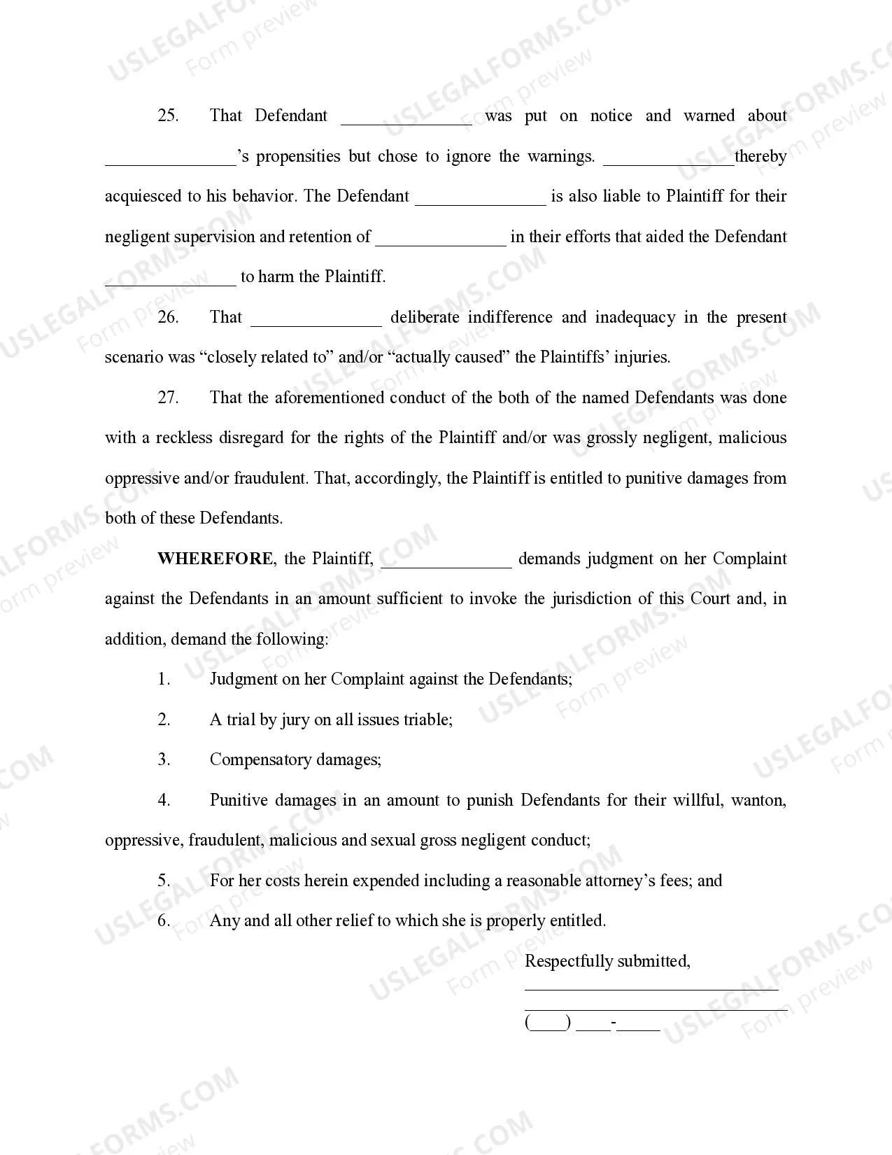 Preview Verified Complaint- Sexual Harassment in Workplace