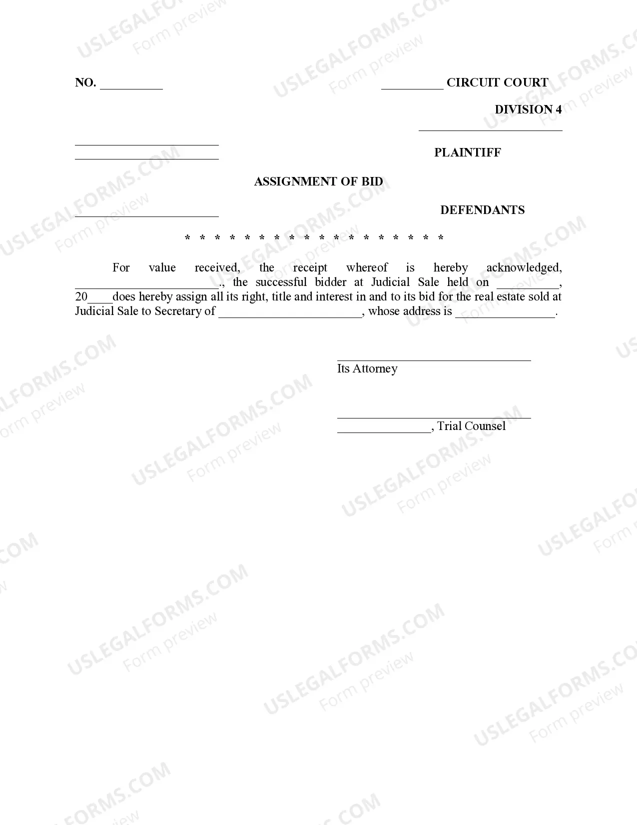 Preview Notice-Motion to Confirm Sale