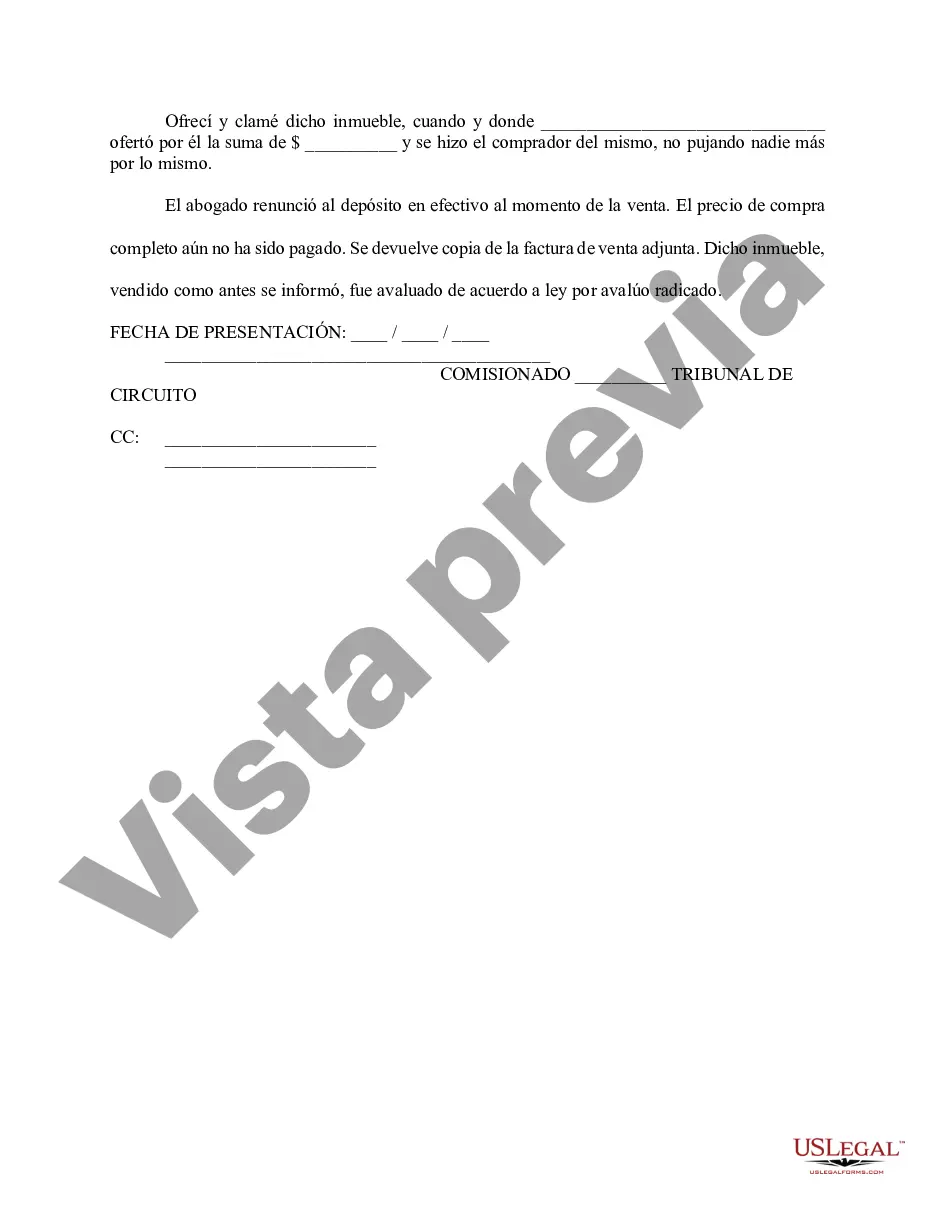 Preview Informe de Venta