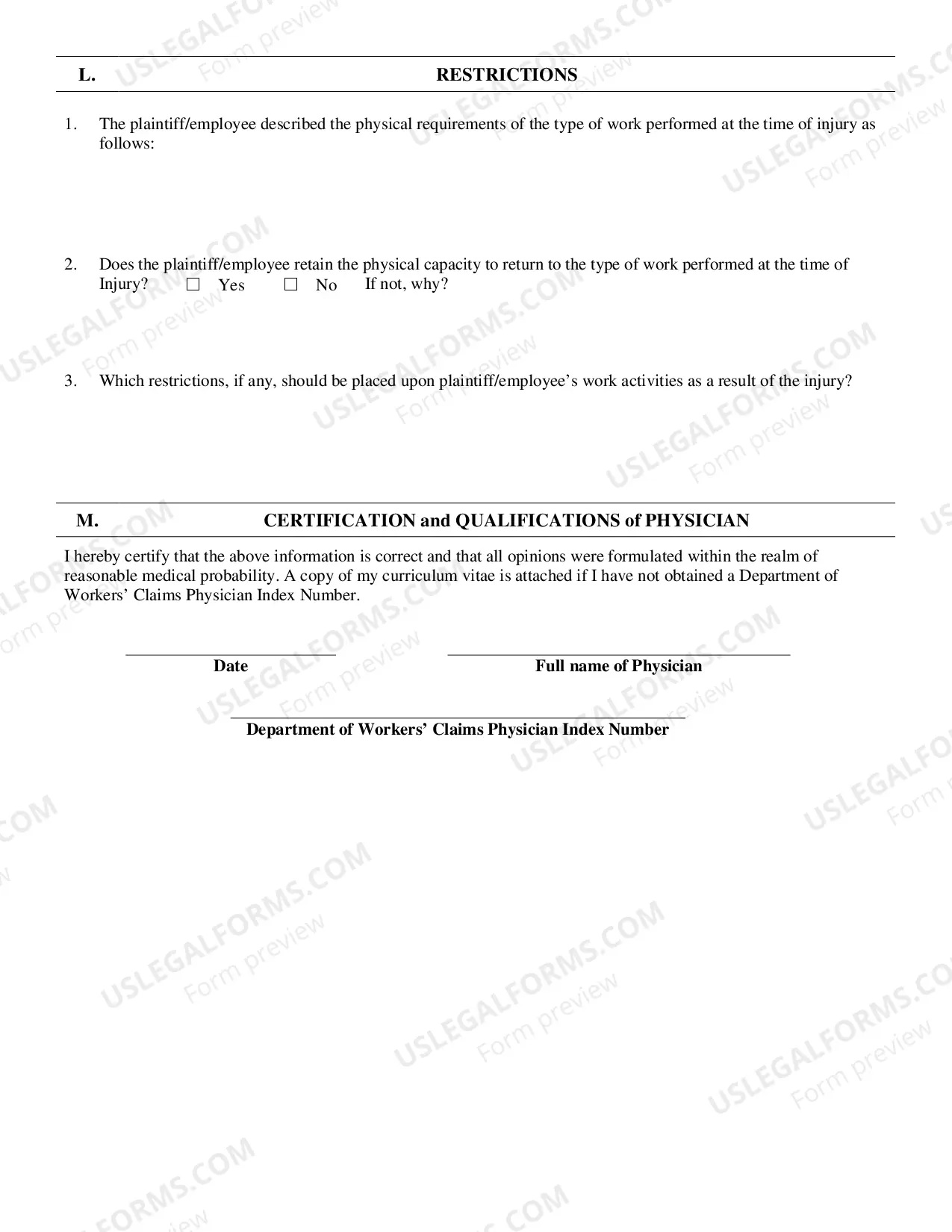 Preview Medical Report Injury