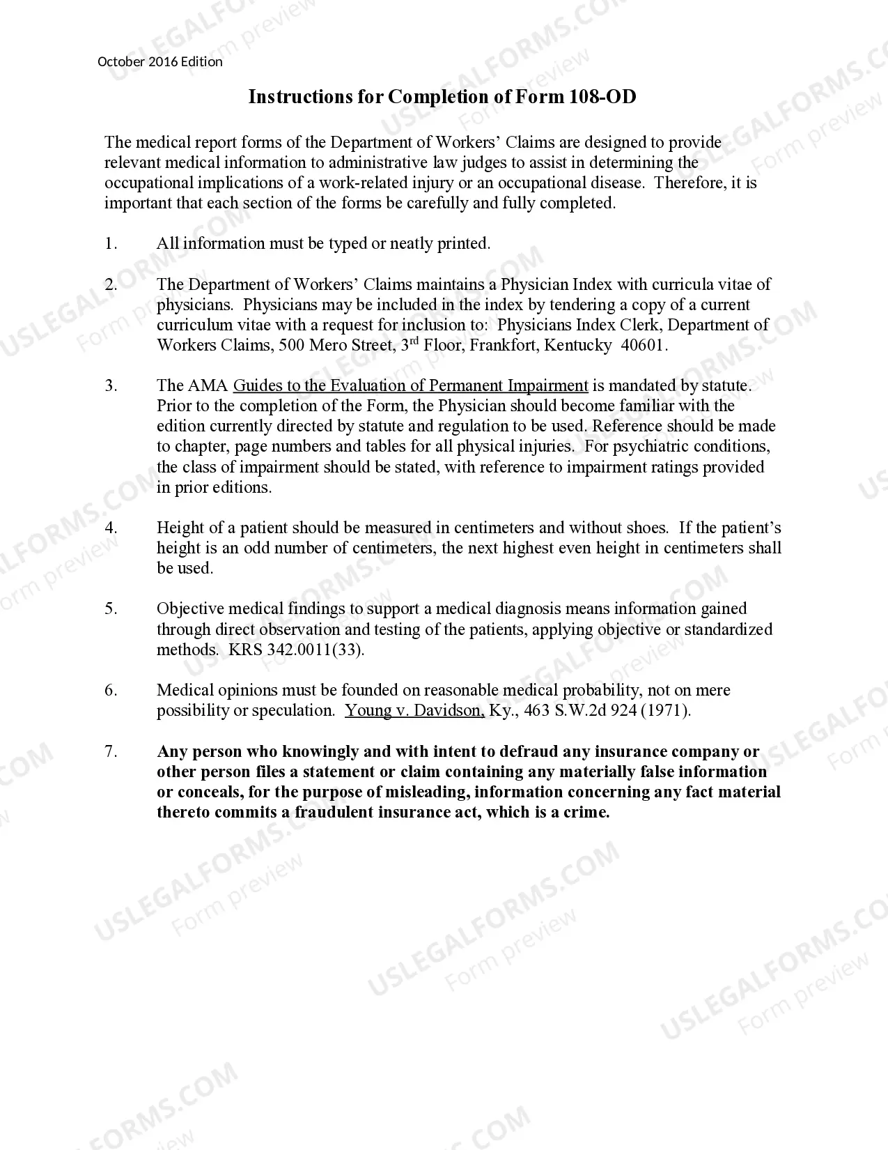 Preview Medical Report Occupational Disease